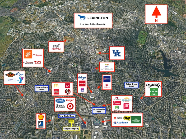 483 W Reynolds Rd, Lexington, KY for sale - Aerial - Image 3 of 5