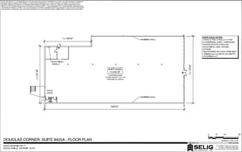 9421-9459 Highway 5, Douglasville, GA à louer Plan d’étage- Image 1 de 1
