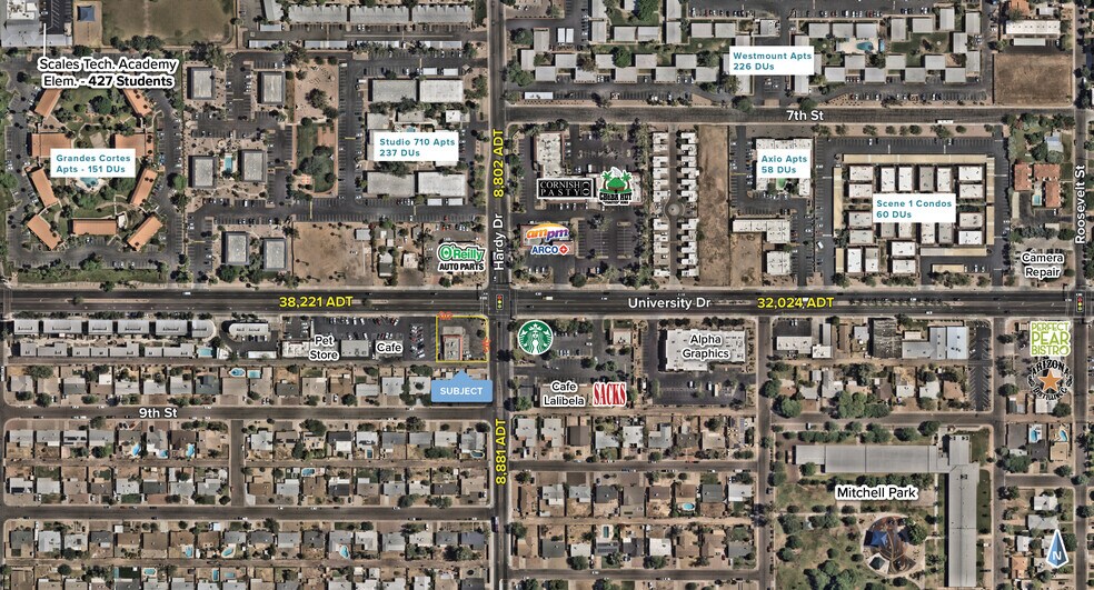 802 S Hardy Dr, Tempe, AZ à louer - Photo du bâtiment - Image 2 de 7