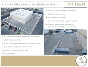611 Cape Horn Dr, Henderson, NV à louer Photo du bâtiment- Image 2 de 6