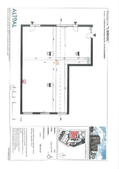 Bureau dans Colomiers à vendre - Plan d’étage - Image 2 de 3