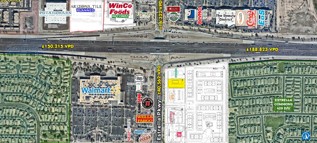 SEC ESTRELLA PKWY & I-10, Goodyear, AZ for lease Building Photo- Image 1 of 4