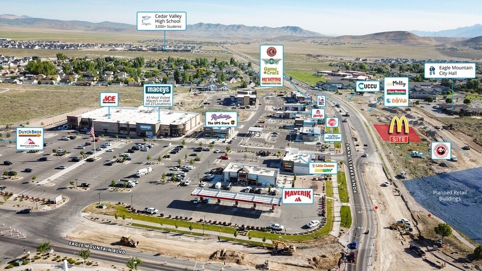 4248 N 1650 E, Eagle Mountain, UT for sale - Aerial - Image 2 of 3