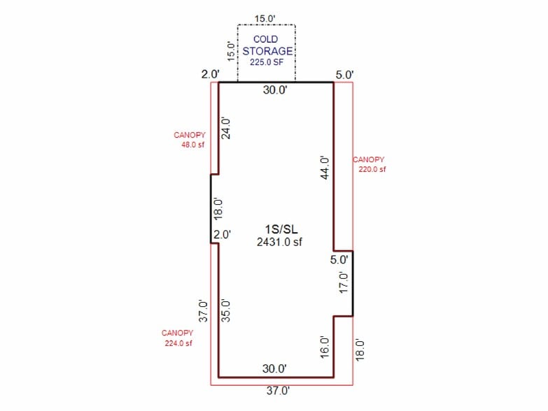 436 S Main St, Lapeer, MI for sale - Floor Plan - Image 2 of 2