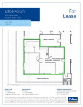 3100 Edloe St, Houston, TX à louer Plan d’étage- Image 1 de 1