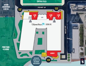 1307 Point St, Baltimore, MD à louer Plan d’étage- Image 1 de 1