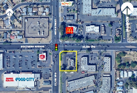 2755 W Southern Ave, Tempe, AZ for lease - Aerial - Image 2 of 2