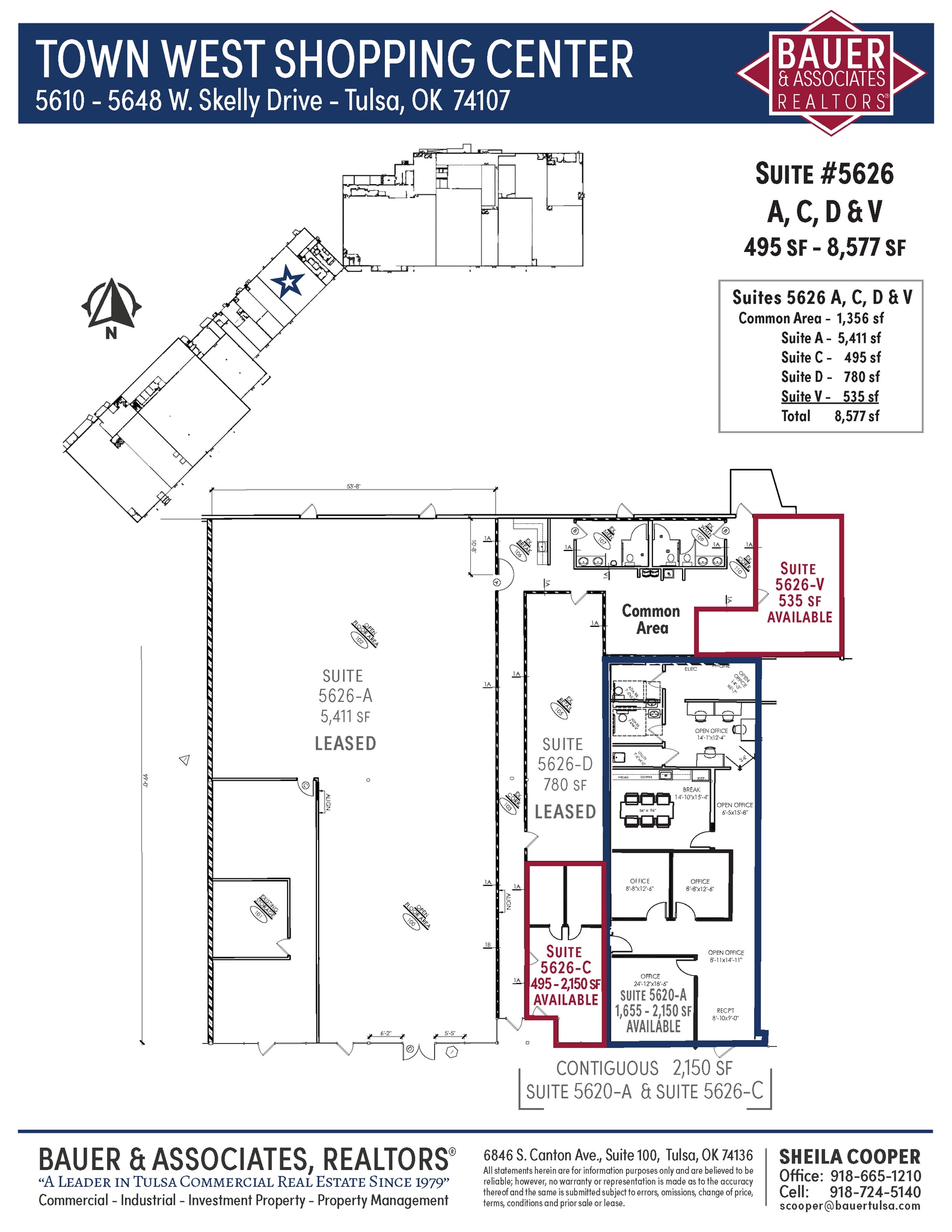 5610-5648 W Skelly Dr, Tulsa, OK for lease Floor Plan- Image 1 of 2