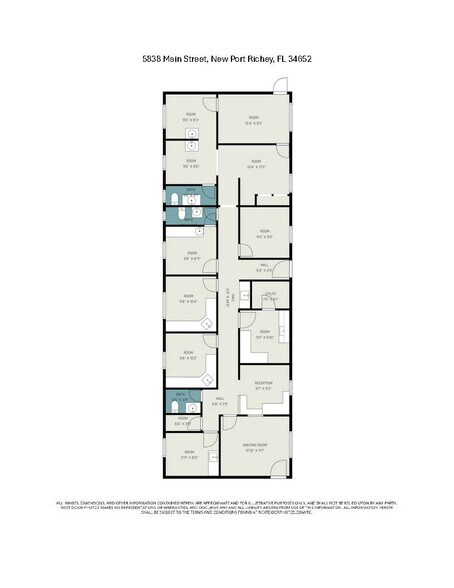 5838 Main St, New Port Richey, FL for sale - Floor Plan - Image 2 of 4