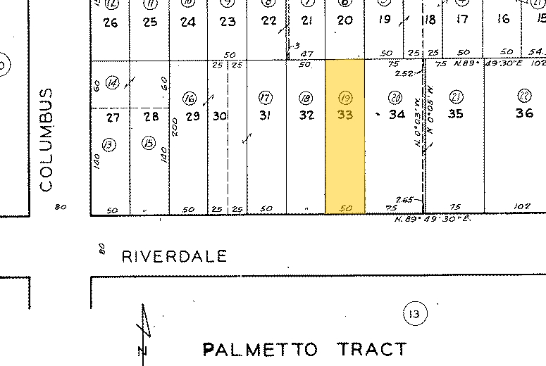 337 Riverdale Dr, Glendale, CA for sale - Plat Map - Image 2 of 4