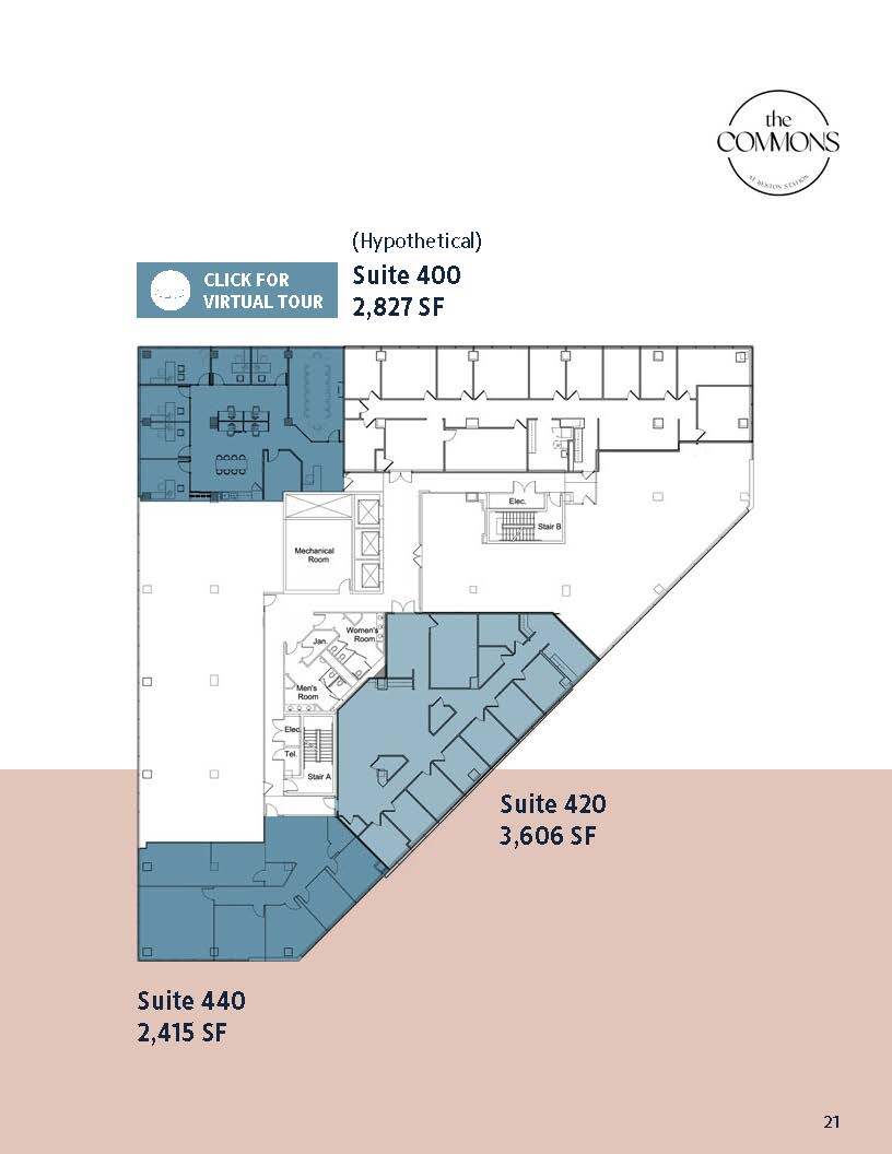 1900 Campus Commons Dr, Reston, VA à louer Plan d’étage- Image 1 de 1