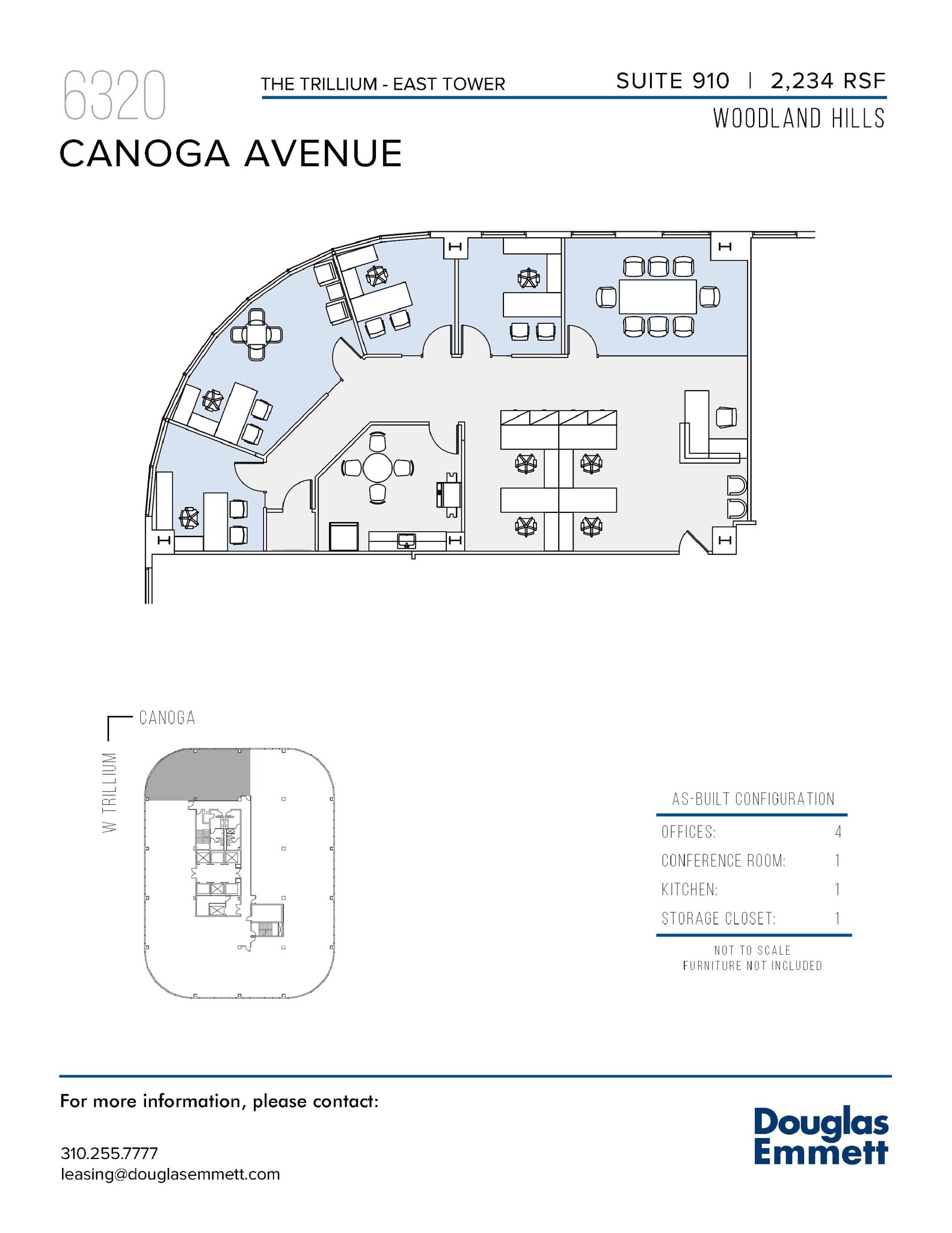 6300 Canoga Ave, Woodland Hills, CA à louer Plan d’étage- Image 1 de 1
