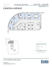 6300 Canoga Ave, Woodland Hills, CA à louer Plan d’étage- Image 1 de 1