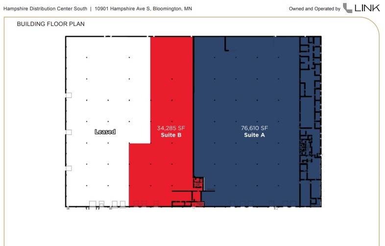 10901 Hampshire Ave S, Bloomington, MN for lease Floor Plan- Image 1 of 1