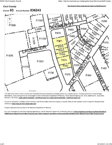 N Bridge Street Hwy, Elkton, MD à vendre - Plan de site - Image 3 de 3