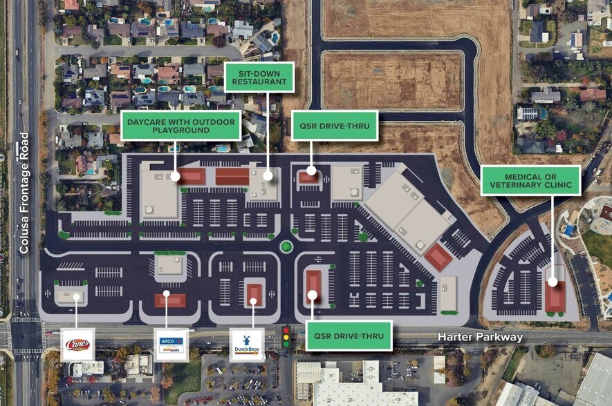 NWQ of Harter Pky, Yuba City, CA for sale - Site Plan - Image 2 of 7