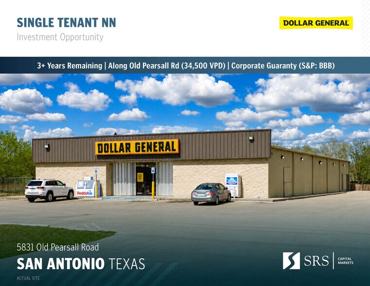 5831 Old Pearsall Rd, San Antonio, TX à vendre - Photo du bâtiment - Image 1 de 5