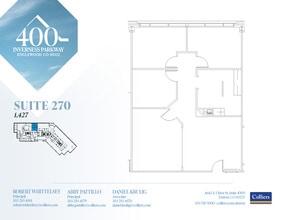 400 Inverness Pky, Englewood, CO à louer Plan d’étage- Image 1 de 1