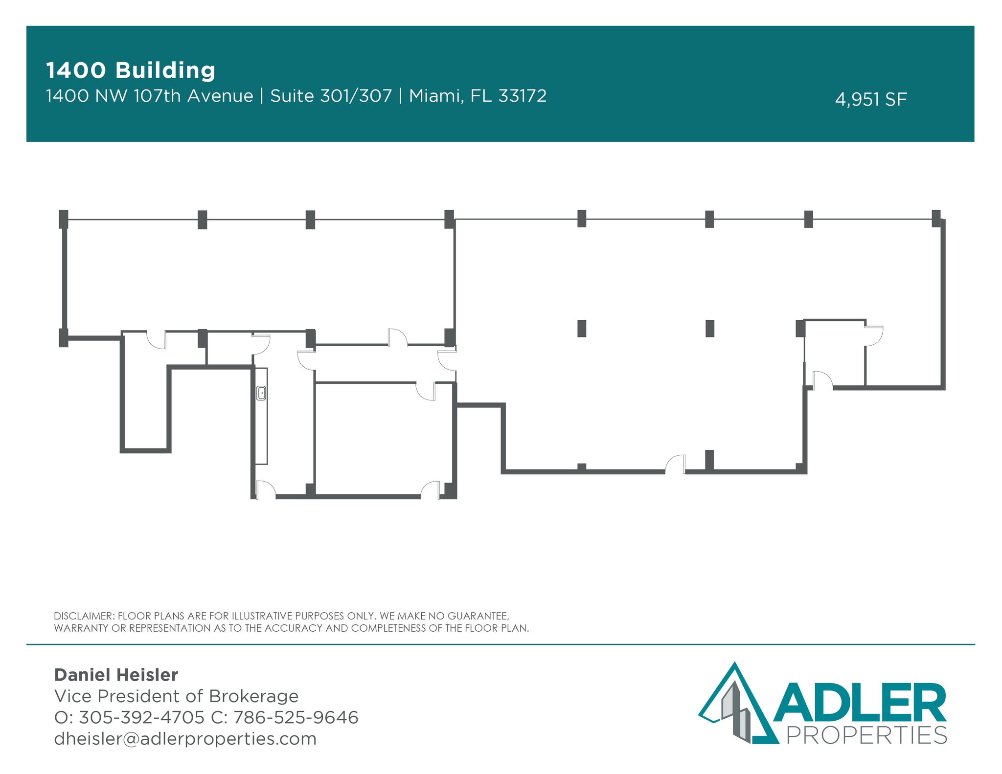 1400 NW 107th Ave, Miami, FL à louer Plan d  tage- Image 1 de 1