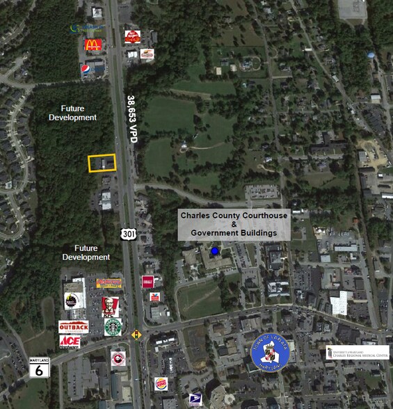 6485 Crain Hwy, La Plata, MD à louer - Photo du bâtiment - Image 2 de 2