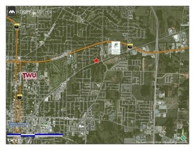 Mingo Rd, Denton, TX - Aerial  map view