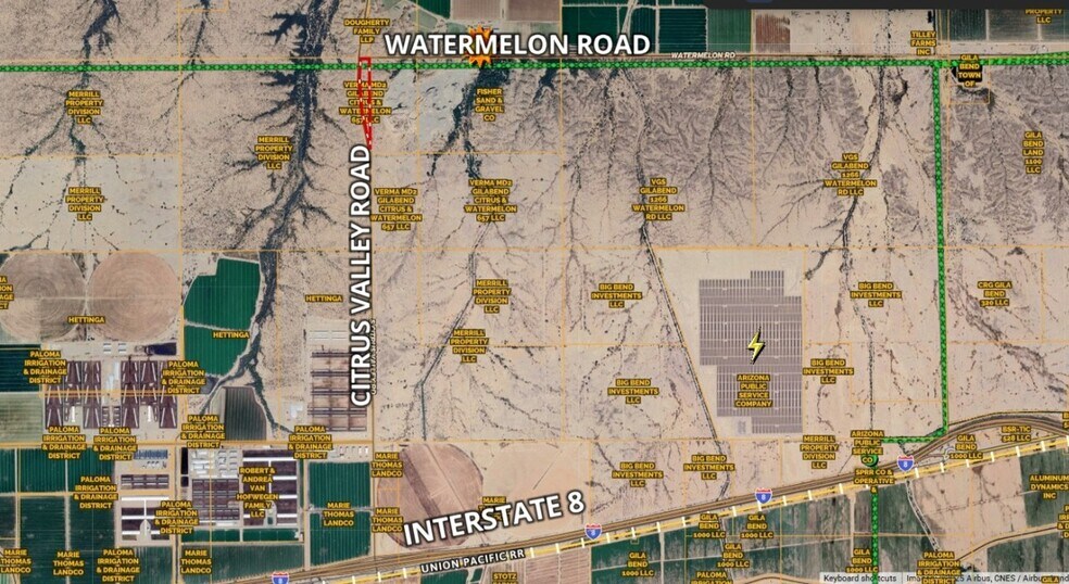 Watermelon Road Rd, Gila Bend, AZ à vendre - Aérien - Image 2 de 2