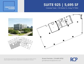 105 Decker Ct, Irving, TX à louer Plan d  tage- Image 1 de 4