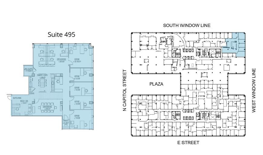400-444 N Capitol St NW, Washington, DC à louer Plan d’étage- Image 1 de 14
