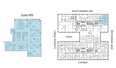 400-444 N Capitol St NW, Washington, DC à louer Plan d’étage- Image 1 de 14