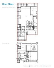 7704 30th St SE, Calgary, AB à louer Plan d’étage type- Image 2 de 2