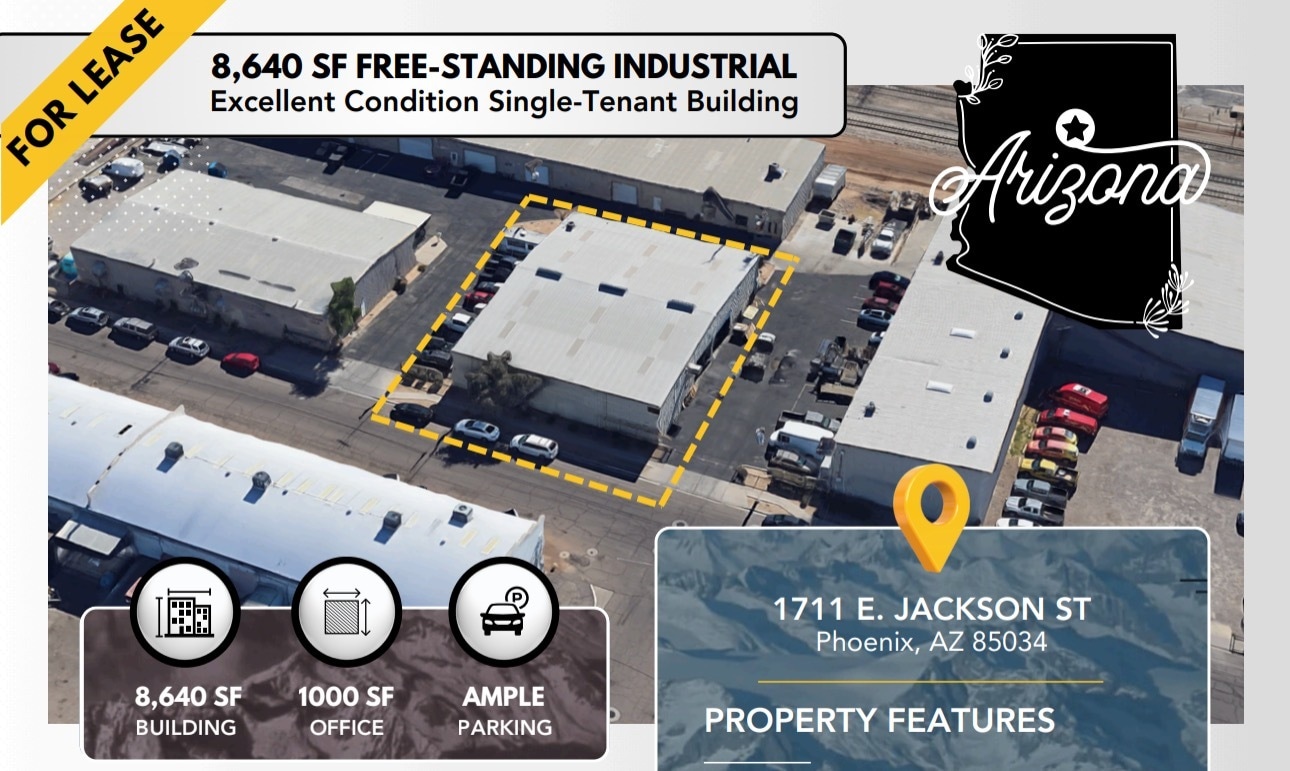 1711 E Jackson St, Phoenix, AZ for lease Building Photo- Image 1 of 26