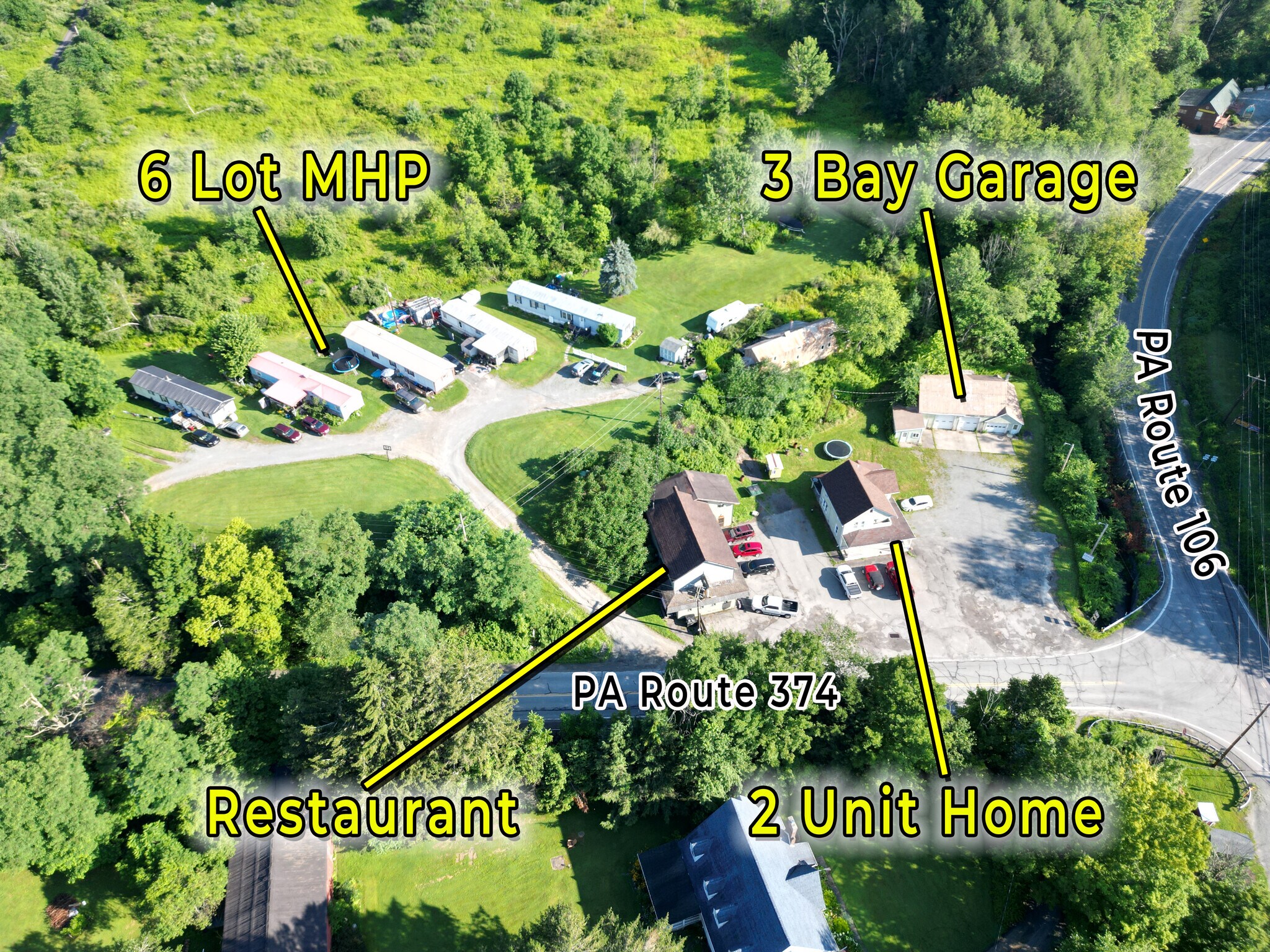 Route 347 & Route 106 portefeuille de 5 propriétés à vendre sur LoopNet.ca Photo du bâtiment- Image 1 de 9