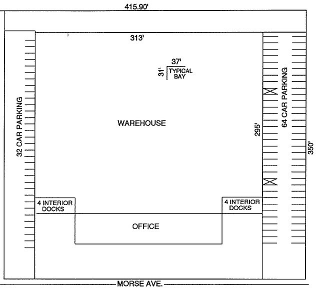 1400 Morse Ave, Elk Grove Village, IL à louer - Plan de site - Image 3 de 4