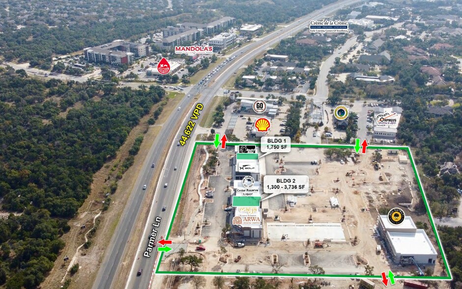 12301 W Parmer Ln, Cedar Park, TX à louer - Photo du bâtiment - Image 3 de 7