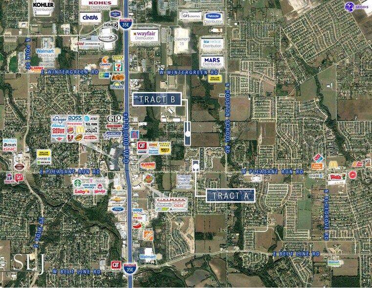 2527 & 2531 W Pleasant Run Rd portfolio of 2 properties for sale on LoopNet.ca - Aerial - Image 2 of 4