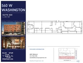 560-564 W Washington Blvd, Chicago, IL à louer Plan d’étage- Image 1 de 8