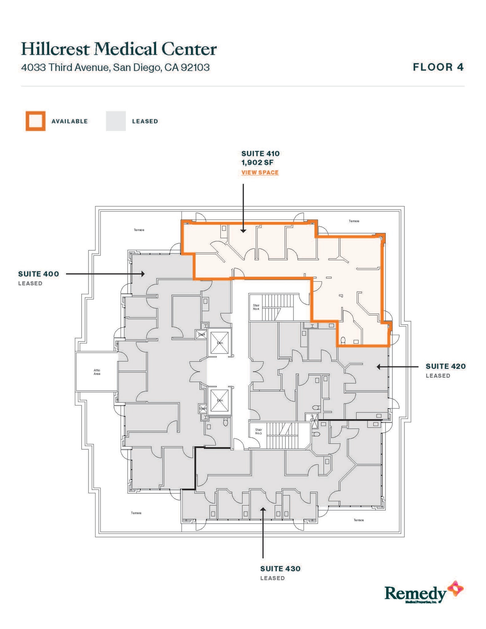 4033 3rd Ave, San Diego, CA for lease Floor Plan- Image 1 of 1