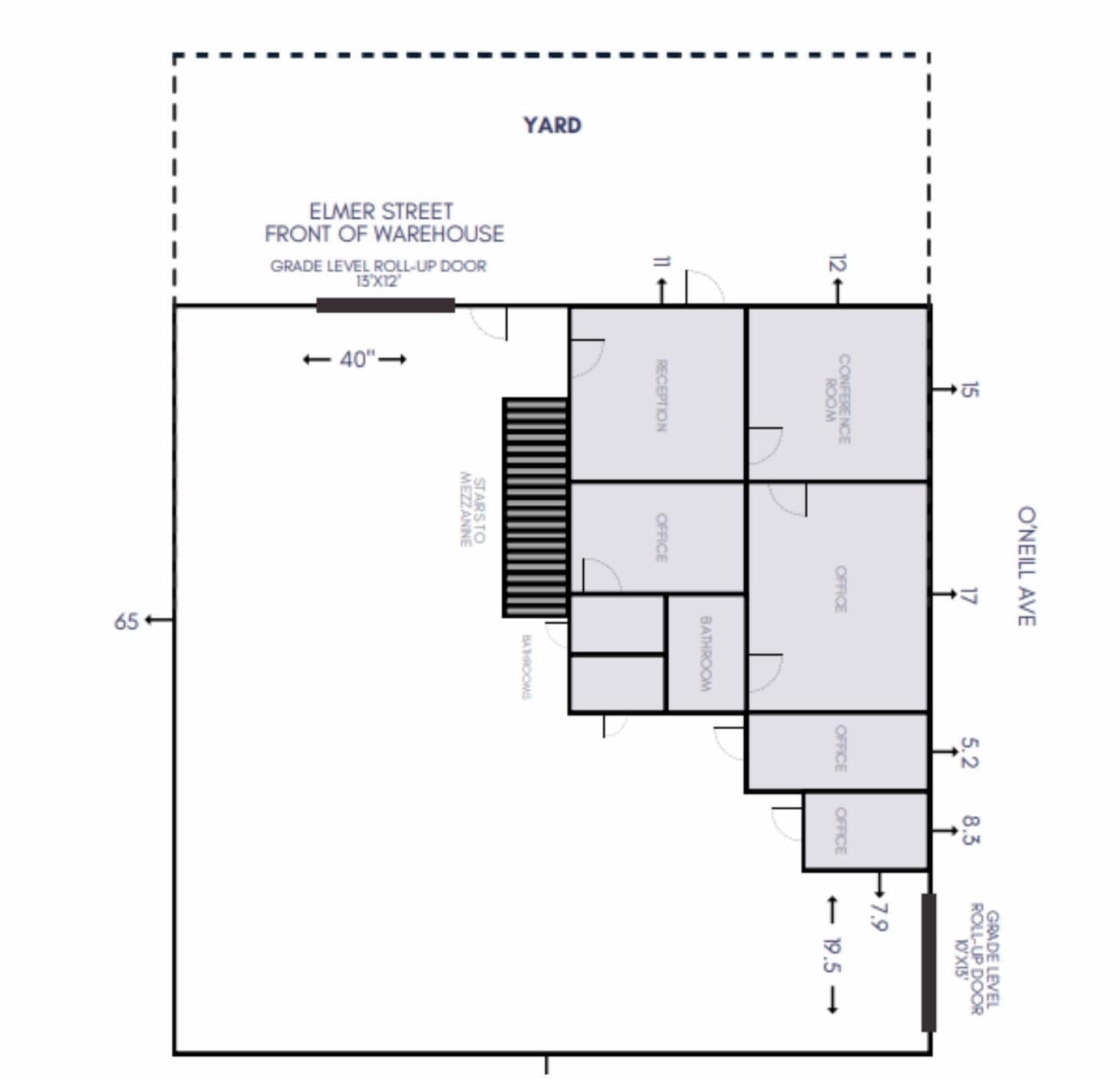 1260 Elmer St, Belmont, CA for lease Floor Plan- Image 1 of 1