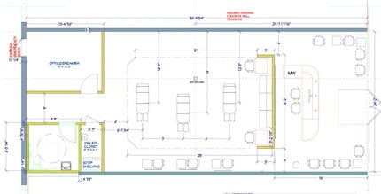 852-884 E Tarpon Ave, Tarpon Springs, FL à louer Plan d’étage- Image 2 de 6