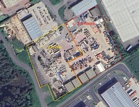 Montgomery Way, Biggleswade, BDF - Aerial  map view