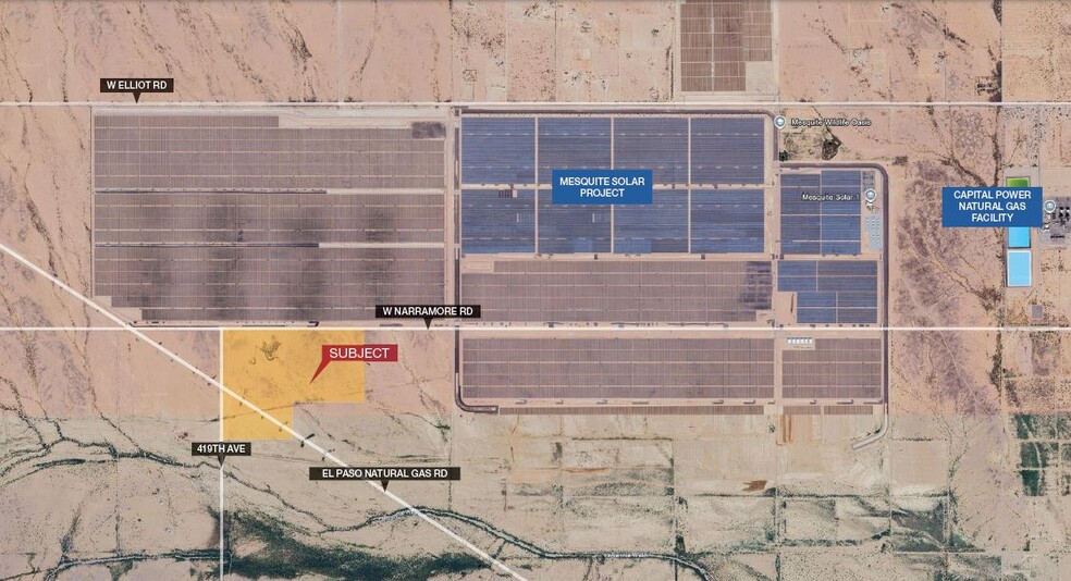 SEC Narramore Rd & 419th Ave, Buckeye, AZ for sale - Aerial - Image 2 of 2