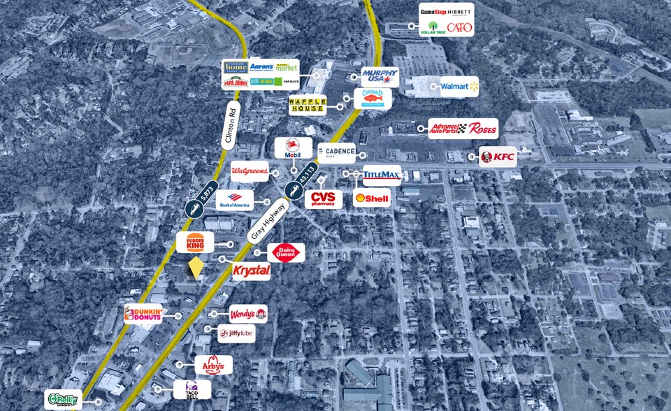 1104 Gray Hwy, Macon-Bibb, GA à vendre - Photo du bâtiment - Image 2 de 2