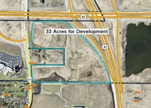 0 Hwy 175, Fond Du Lac, WI - AERIAL map view