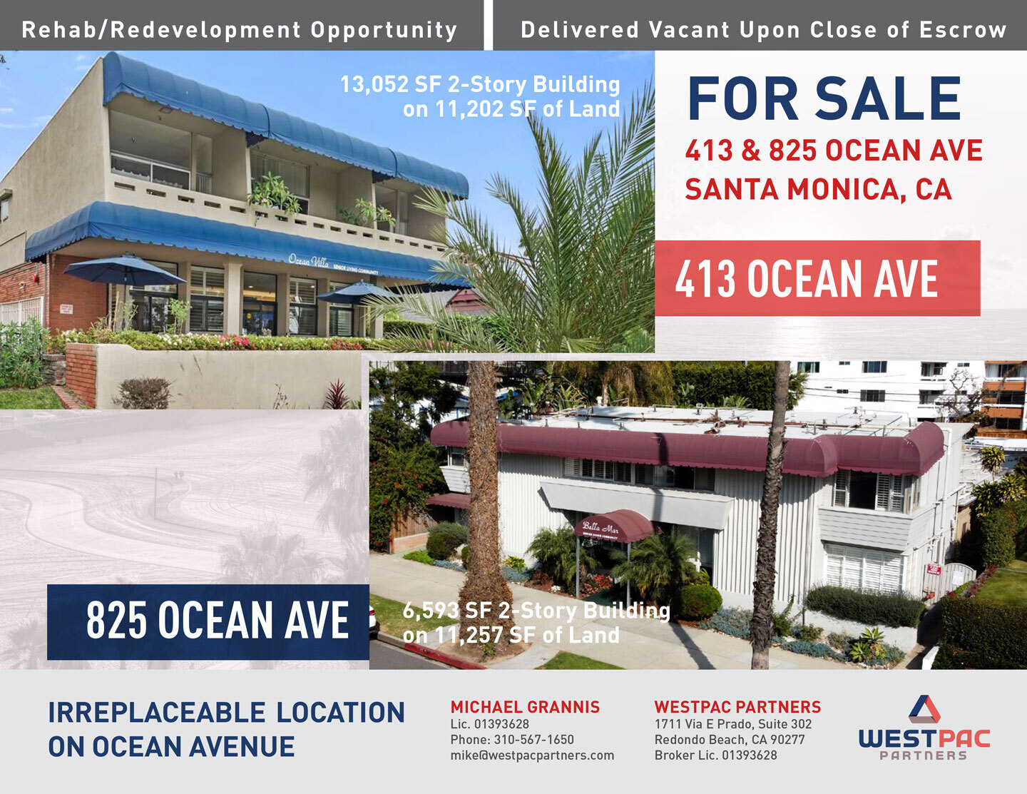 413 Ocean Ave, Santa Monica, CA for sale Building Photo- Image 1 of 1