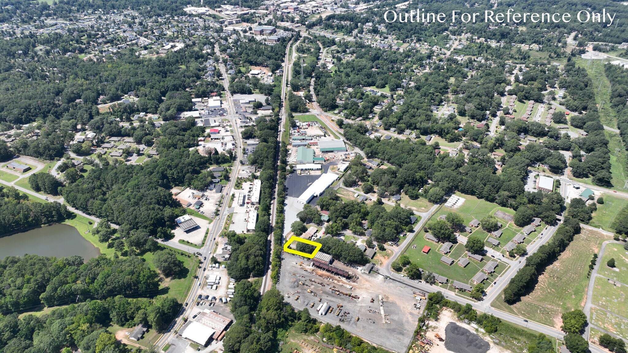 40 Haynie St, Newnan, GA for sale Aerial- Image 1 of 4