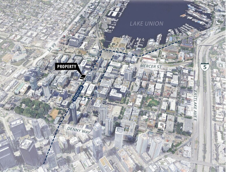411-415 Westlake Ave N, Seattle, WA à vendre - Aérien - Image 3 de 3