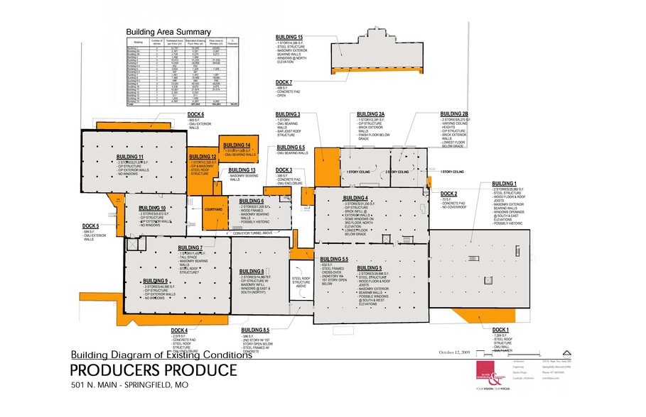 501 N Main Ave, Springfield, MO for lease - Plat Map - Image 1 of 3