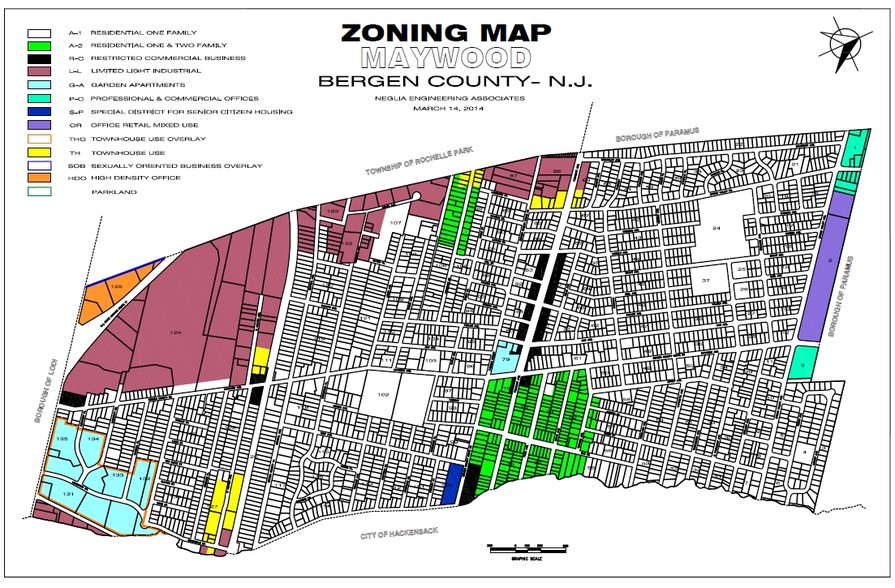 565 Spring Valley Rd, Maywood, NJ à vendre - Plan cadastral - Image 1 de 1