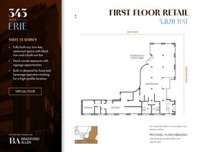 343 W Erie St, Chicago, IL à louer Plan d’étage- Image 1 de 9