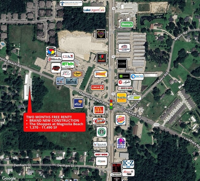 7702 Magnolia Beach Rd, Denham Springs, LA for lease - Building Photo - Image 2 of 36